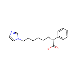 O=C(O)[C@H](CCCCCCn1ccnc1)c1ccccc1 ZINC000036242069