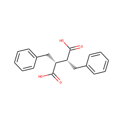 O=C(O)[C@H](Cc1ccccc1)[C@@H](Cc1ccccc1)C(=O)O ZINC000038439979