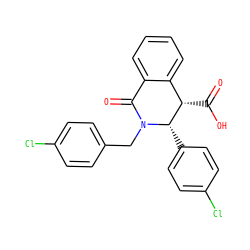 O=C(O)[C@H]1c2ccccc2C(=O)N(Cc2ccc(Cl)cc2)[C@H]1c1ccc(Cl)cc1 ZINC000038216354