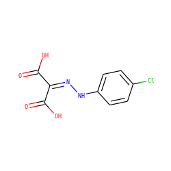O=C(O)C(=NNc1ccc(Cl)cc1)C(=O)O ZINC000006535969