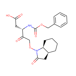 O=C(O)C[C@H](NC(=O)OCc1ccccc1)C(=O)CON1C(=O)C[C@@H]2CCCC[C@@H]21 ZINC000058591357