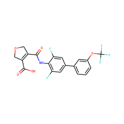 O=C(O)C1=C(C(=O)Nc2c(F)cc(-c3cccc(OC(F)(F)F)c3)cc2F)COC1 ZINC000028522366