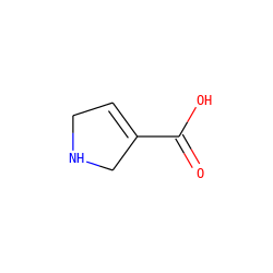 O=C(O)C1=CCNC1 ZINC000013448023