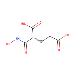 O=C(O)CC[C@@H](C(=O)O)C(=O)NO ZINC000013533403