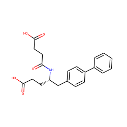 O=C(O)CCC(=O)N[C@@H](CCC(=O)O)Cc1ccc(-c2ccccc2)cc1 ZINC000013741348