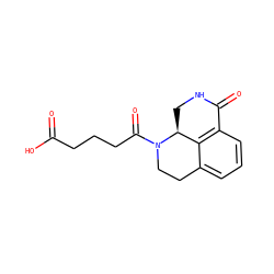 O=C(O)CCCC(=O)N1CCc2cccc3c2[C@@H]1CNC3=O ZINC000045351140