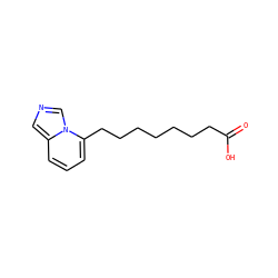 O=C(O)CCCCCCCc1cccc2cncn12 ZINC000029461873