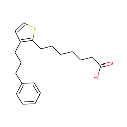 O=C(O)CCCCCCc1sccc1CCCc1ccccc1 ZINC000013726607