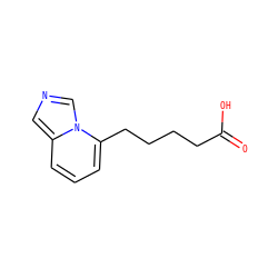 O=C(O)CCCCc1cccc2cncn12 ZINC000029404700