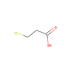 O=C(O)CCS ZINC000003860582