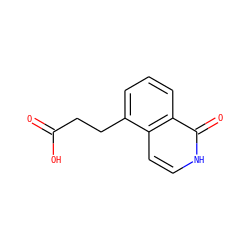 O=C(O)CCc1cccc2c(=O)[nH]ccc12 ZINC000071296739