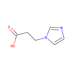 O=C(O)CCn1ccnc1 ZINC000169290095