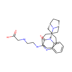 O=C(O)CNCCNc1nc2ccccc2n([C@@H]2C[C@@H]3CC[C@H](C2)N3C2CCCCCCC2)c1=O ZINC000114711347