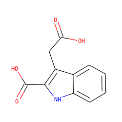 O=C(O)Cc1c(C(=O)O)[nH]c2ccccc12 ZINC000000034354