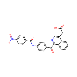 O=C(O)Cc1cnc(C(=O)c2ccc(NC(=O)c3ccc([N+](=O)[O-])cc3)cc2)c2ccccc12 ZINC000103256261
