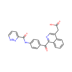 O=C(O)Cc1cnc(C(=O)c2ccc(NC(=O)c3cccnn3)cc2)c2ccccc12 ZINC000103256291