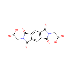 O=C(O)Cn1c(=O)c2cc3c(=O)n(CC(=O)O)c(=O)c3cc2c1=O ZINC000002464617