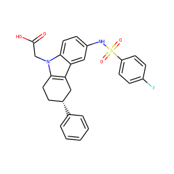 O=C(O)Cn1c2c(c3cc(NS(=O)(=O)c4ccc(F)cc4)ccc31)C[C@H](c1ccccc1)CC2 ZINC000028344943