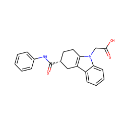 O=C(O)Cn1c2c(c3ccccc31)C[C@H](C(=O)Nc1ccccc1)CC2 ZINC000096271108