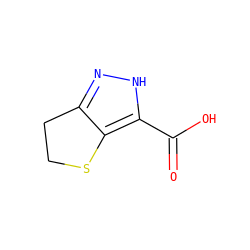 O=C(O)c1[nH]nc2c1SCC2 ZINC000028948774