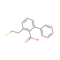 O=C(O)c1c(CCS)cccc1-c1ccccc1 ZINC000033967145