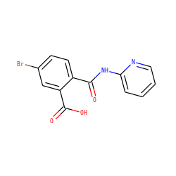 O=C(O)c1cc(Br)ccc1C(=O)Nc1ccccn1 ZINC000103233778