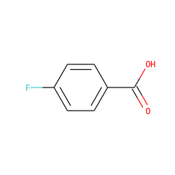 O=C(O)c1ccc(F)cc1 ZINC000000159828