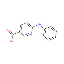 O=C(O)c1ccc(Nc2ccccc2)nc1 ZINC000006733575