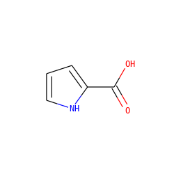 O=C(O)c1ccc[nH]1 ZINC000000158648