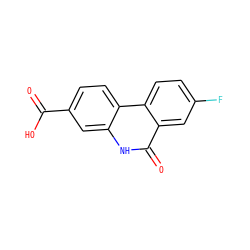 O=C(O)c1ccc2c(c1)[nH]c(=O)c1cc(F)ccc12 ZINC000029411930