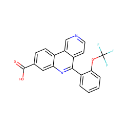 O=C(O)c1ccc2c(c1)nc(-c1ccccc1OC(F)(F)F)c1ccncc12 ZINC000059223953