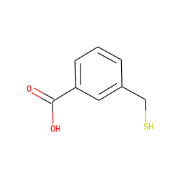 O=C(O)c1cccc(CS)c1 ZINC000020280687