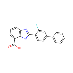 O=C(O)c1cccc2nc(-c3ccc(-c4ccccc4)cc3F)[nH]c12 ZINC000113982299