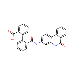 O=C(O)c1ccccc1-c1ccccc1C(=O)Nc1ccc2c(c1)[nH]c(=O)c1ccccc12 ZINC000008582204