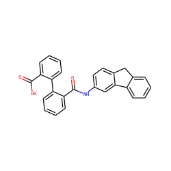 O=C(O)c1ccccc1-c1ccccc1C(=O)Nc1ccc2c(c1)-c1ccccc1C2 ZINC000001717010