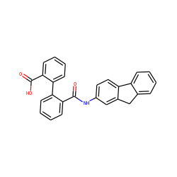 O=C(O)c1ccccc1-c1ccccc1C(=O)Nc1ccc2c(c1)Cc1ccccc1-2 ZINC000001694590