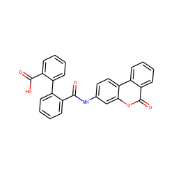 O=C(O)c1ccccc1-c1ccccc1C(=O)Nc1ccc2c(c1)oc(=O)c1ccccc12 ZINC000001717020