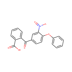 O=C(O)c1ccccc1C(=O)c1ccc(Oc2ccccc2)c([N+](=O)[O-])c1 ZINC000016806693