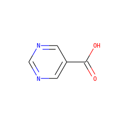 O=C(O)c1cncnc1 ZINC000001494997