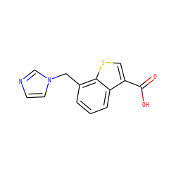 O=C(O)c1csc2c(Cn3ccnc3)cccc12 ZINC000029388908