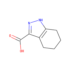 O=C(O)c1n[nH]c2c1CCCC2 ZINC000006529827