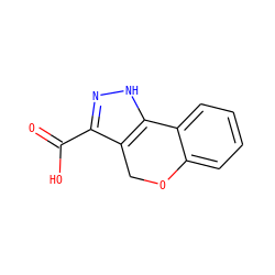 O=C(O)c1n[nH]c2c1COc1ccccc1-2 ZINC000005135278
