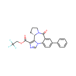 O=C(OCC(F)(F)F)c1ncn2c1[C@@H]1CCCN1C(=O)c1cc(-c3ccccc3)ccc1-2 ZINC000103274603
