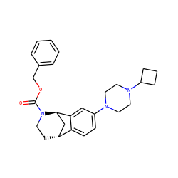 O=C(OCc1ccccc1)N1CC[C@@H]2C[C@@H]1c1cc(N3CCN(C4CCC4)CC3)ccc12 ZINC001772580651