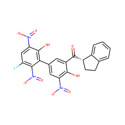 O=C(c1cc(-c2c(O)c([N+](=O)[O-])cc(F)c2[N+](=O)[O-])cc([N+](=O)[O-])c1O)[C@H]1CCc2ccccc21 ZINC000096273549