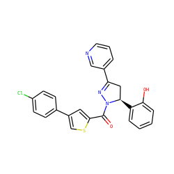 O=C(c1cc(-c2ccc(Cl)cc2)cs1)N1N=C(c2cccnc2)C[C@H]1c1ccccc1O ZINC000071281424