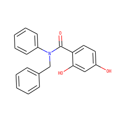 O=C(c1ccc(O)cc1O)N(Cc1ccccc1)c1ccccc1 ZINC000436746266