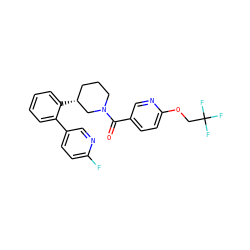 O=C(c1ccc(OCC(F)(F)F)nc1)N1CCC[C@@H](c2ccccc2-c2ccc(F)nc2)C1 ZINC001772613686