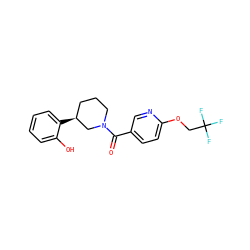 O=C(c1ccc(OCC(F)(F)F)nc1)N1CCC[C@H](c2ccccc2O)C1 ZINC001772604970