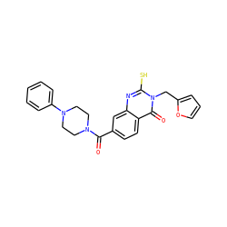 O=C(c1ccc2c(=O)n(Cc3ccco3)c(S)nc2c1)N1CCN(c2ccccc2)CC1 ZINC000014052066
